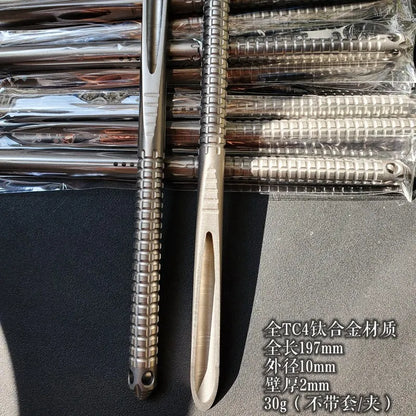EDC Titanium Alloy Crowbar — Multifunction Outdoor Camping Hand Tool