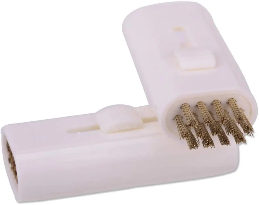 2 Pack Retractable Golf Club Cleaning Brush – Pocket-Sized Double-Sided Groove Cleaner Kit
