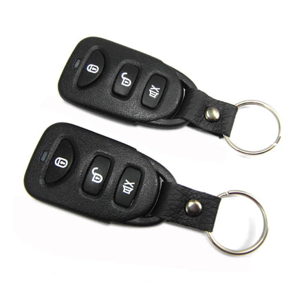 Universal 12V Car Alarm System – Anti-Theft Security Protection with 2 Remote Controls Auto Burglar Protection System