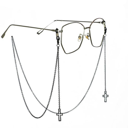 New Fashion Pendant Glasses Chain, Cross Eyeglasses & Sunglasses Metal Holder Lanyard Necklace