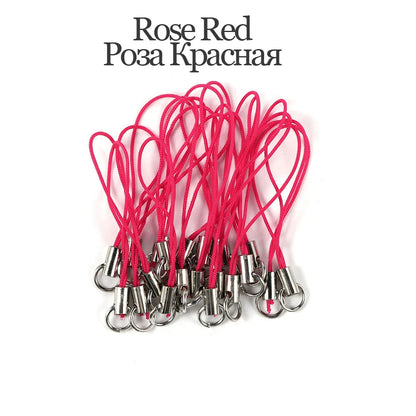 20/50/100PCS Lanyard Strap Cords - Lobster Clasp Rope Keychains for Charms, Pendants, Mobile Accessories & DIY Crafts