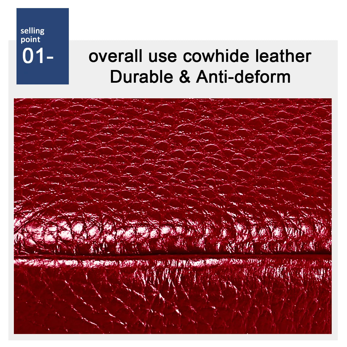 Senorita Genuine Leather Women’s Coin Purse – Double Zipper Small Wallet