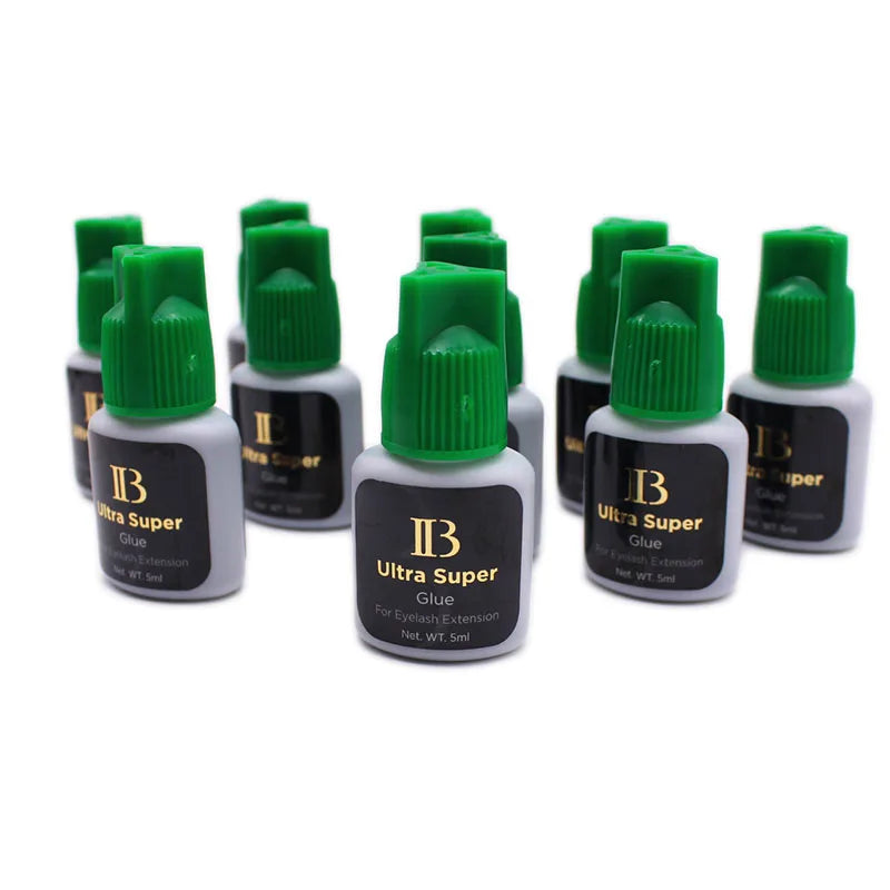 5ml IB Ibeauty Ultra Super Glue — Professional Korea Eyelash Extension Adhesive, Fast-Drying Strong Lashes Glue (1PCS)