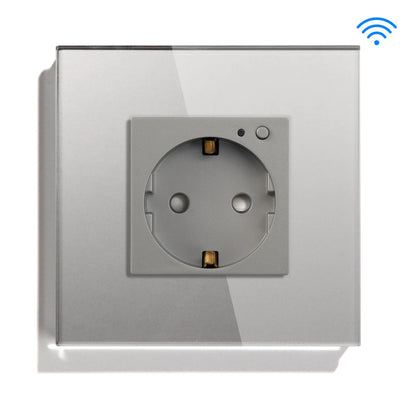 Bseed Smart WiFi Socket – EU Standard Intelligent Outlet, Compatible with Tuya App, Google & Alexa, Timer Function Home Improvement Plug