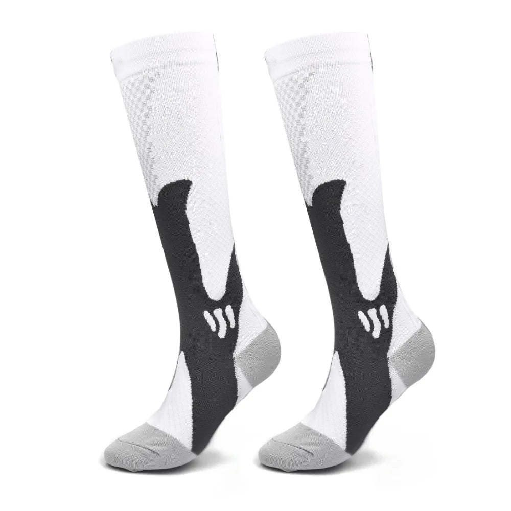 Compression Socks for Varicose Veins, Diabetics, and Sports – Nursing, Cycling, Running, Hiking Gift for Men