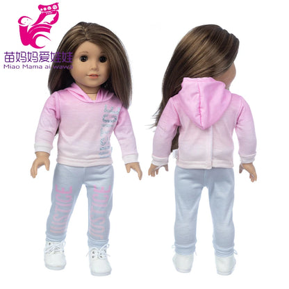 18-Inch Girl Doll Winter Coat — 43cm Baby Doll Jacket Outfit for Dressing