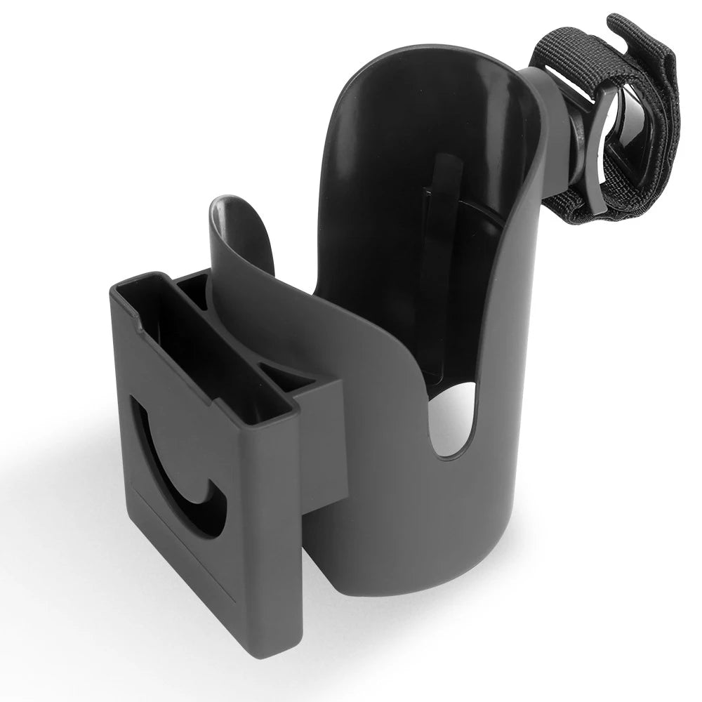 Universal Stroller Cup & Phone Holder – Water Bottle Support Accessory for Baby Carriages, ABS Material