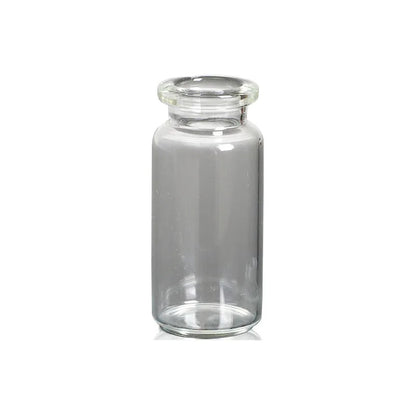 100pcs Glass Vials with Rubber Stopper & Flip-Off Caps – 2ml, 3ml, 5ml, 10ml Aluminum Bottles