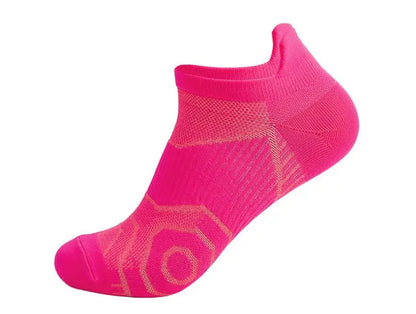 Athletic No-Show Ankle Socks — Breathable, Non-Slip Nylon Sports Socks for Basketball, Running, Biking & Football