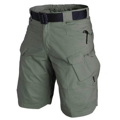Men’s Urban Military Cargo Shorts - Waterproof Tactical Camo, Breathable Quick-Dry Pants for Outdoor Summer Casual Wear