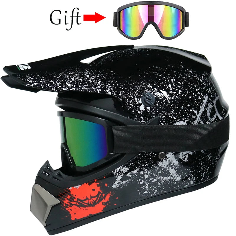 Children's Off-Road Motorcycle Helmet - Bike Downhill AM DH Cross & Motocross Capacete Casco for Kids