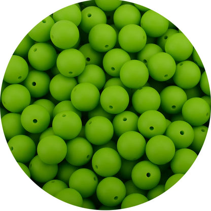 LOFCA Silicone Teething Beads - 20pcs 15mm Round Baby Chew Beads for DIY Teether Toys Infant Accessories