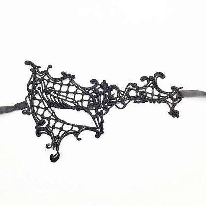 Sexy Lace Eye Mask for Women — Venetian Masquerade, Halloween & Carnival Half-Face Cosplay Party Mask