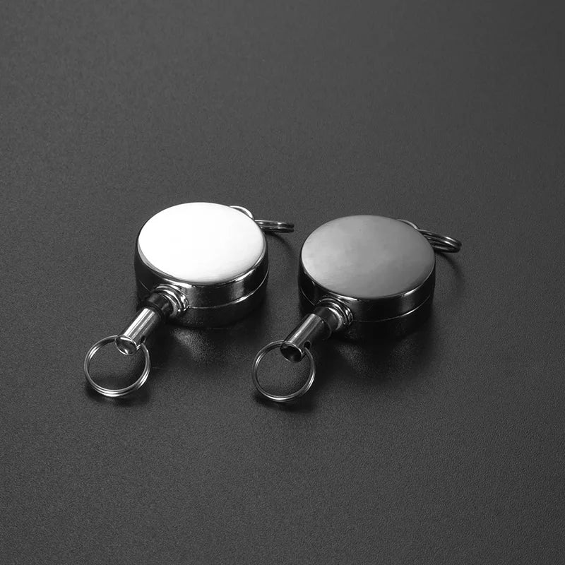 Universal Retractable Anti-Lost Keychain: Mini Portable Recoil Key Chain, Durable Elastic Stretching Rope Keyring - H56