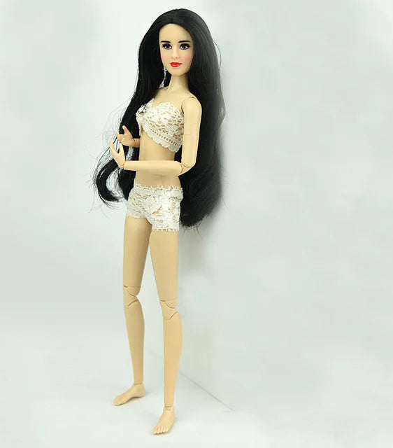 28cm Beautiful Princess BJD Doll for Girls — Moveable Body Chinese Baby Doll with Clothes & Accessories