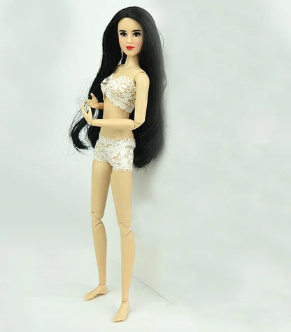 28cm Beautiful Princess BJD Doll for Girls — Moveable Body Chinese Baby Doll with Clothes & Accessories