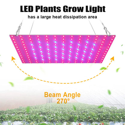 1000W/2000W LED Full Spectrum Plant Grow Light: Hydroponic Growing Lamp for Indoor Plants - Ultrathin Panel Design for Phyto Veg and Flower Growth
