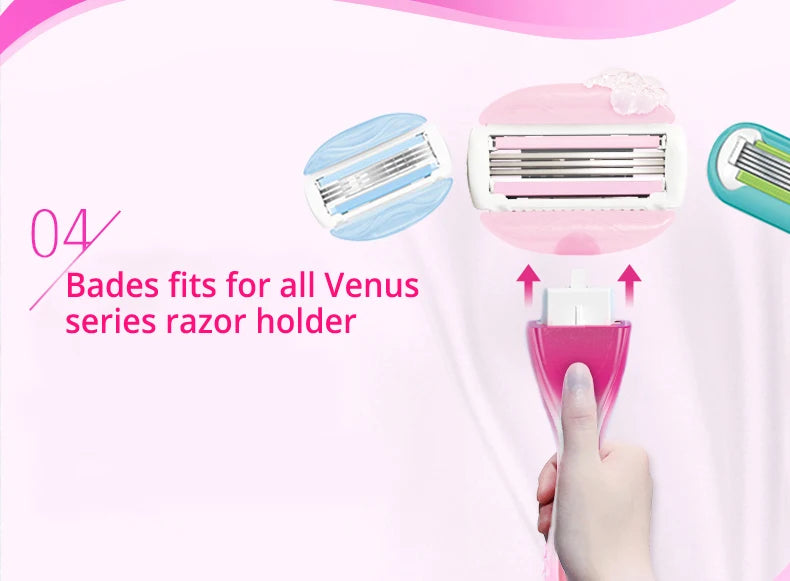 Gillette Venus Safety Razor for Women - 3/5 Blade Shaver for Face, Arms, Legs, and Hair Removal