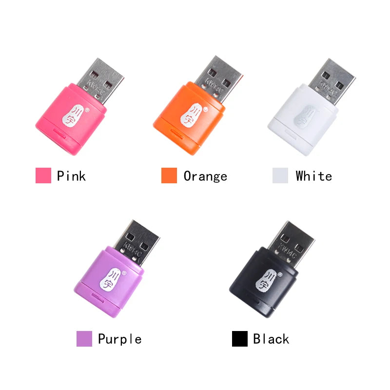 Kawau Micro SD Card Reader 2.0 USB: High Speed Adapter with TF Card Slot C286, Supports up to 128GB - Memory Card Reader for Computer