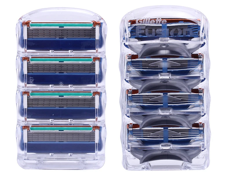 Gillette Fusion 5-Layer Razor Blades for Men - Replacement Shaving Head for Professional Beard Care