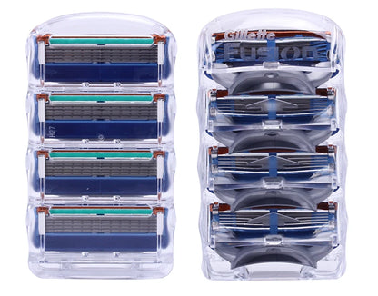 Gillette Fusion 5-Layer Razor Blades for Men - Replacement Shaving Head for Professional Beard Care