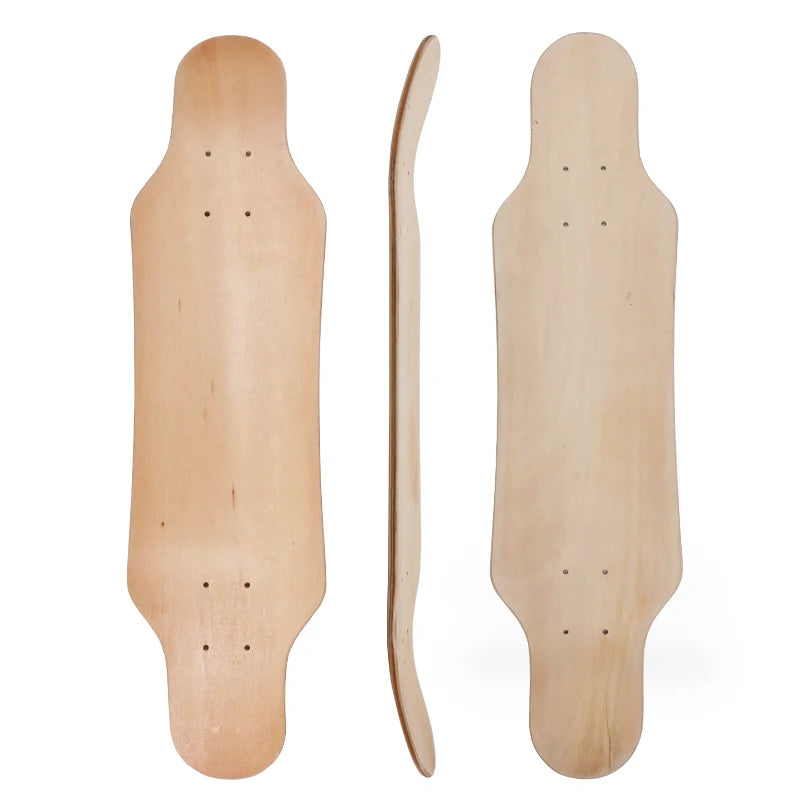 7-9 Layer Maple Skateboard Deck – Double Rocker Mini Cruiser & Dance Board with High Elasticity