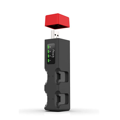 Portable Mini USB Hub & Wireless Charger — 4-Station Charging Base for Nintendo Switch Joy-Con Controllers