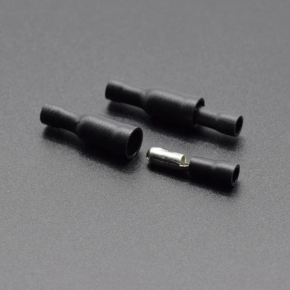 50/25/100pcs Male & Female Insulated Bullet Electrical Wire Connectors Crimp Terminal Kit for 22–16 AWG Audio & Automotive Wiring