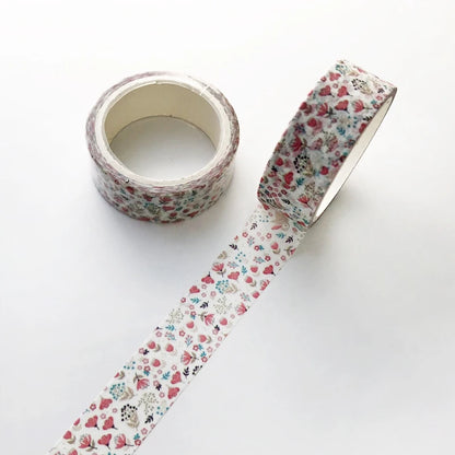 Green Plant Floral Washi Tape – DIY Decorative Adhesive for Scrapbooking, School, & Handmade Crafts