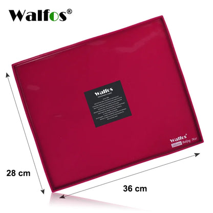 Walfos Food-Grade Silicone Baking Mat – Non-Stick DIY Cake Pad & Oven Liner for Swiss Roll & Bakeware Use