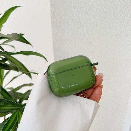 Retro Green High-Quality Earphone Case for Apple AirPods 1/2/3/4 & Pro 2 — Protective Charging Box Shell
