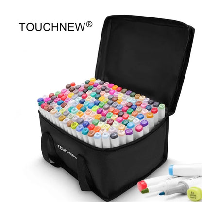 TOUCHNEW Alcohol Sketch Markers - Dual Tip Brush Pens for Manga Drawing & Art Supplies