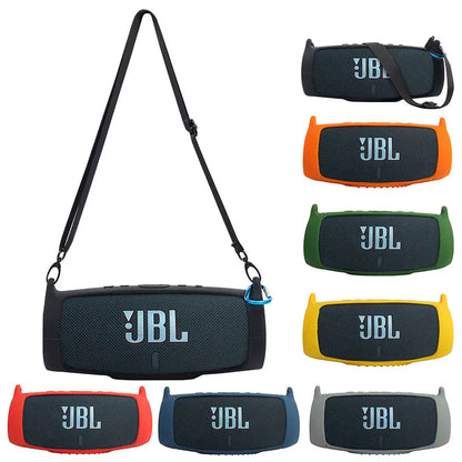 # ZOPRORE JBL Charge 5 Silicone Case Cover - Outdoor Travel Protective Skin with Strap and Carabiner