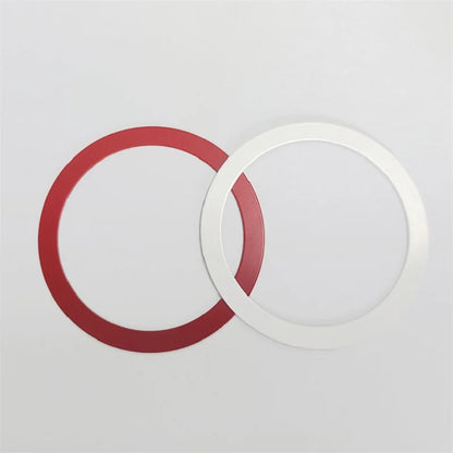 2-Pack MagSafe Magnetic Ring Plate — Universal Metal Sticker for Wireless Charging & Car Mount Holder