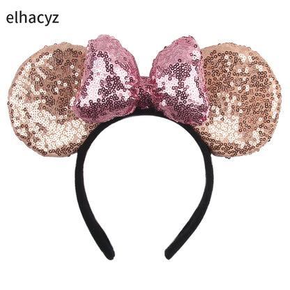 Big Classic Polka Dot Bow Minnie Mouse Ears Headband – Festival & Party Hairband for Women & Girls, Disney Trip Accessories