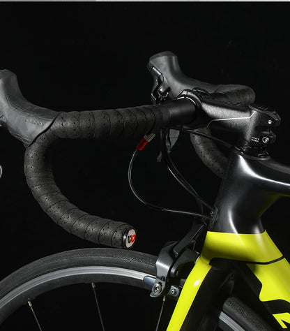 WEST BIKING EVA High Tenacity Handlebar Tape — Shock Absorbing Adhesive Bar Tape with Holes for Road Bikes