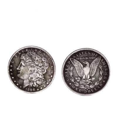 Steel Morgan Dollar Coin (3.8cm) – Magic Trick Prop for Appearing & Disappearing Coin Performances