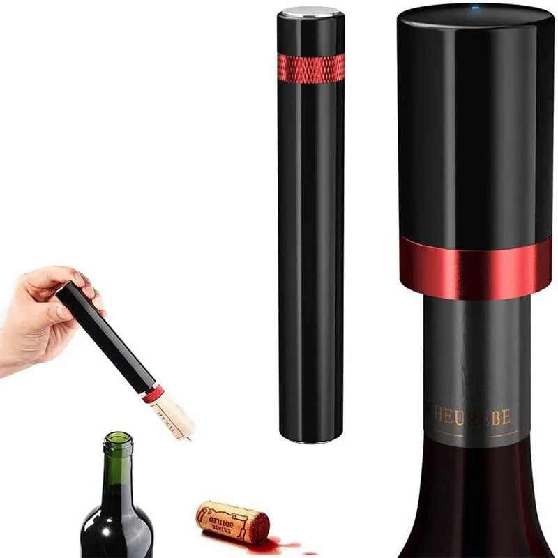Portable Wine Air Pressure Pump Bottle Corkscrew Opener - Essential Bar Tool for Wine Lovers at Home, Restaurant, and Parties