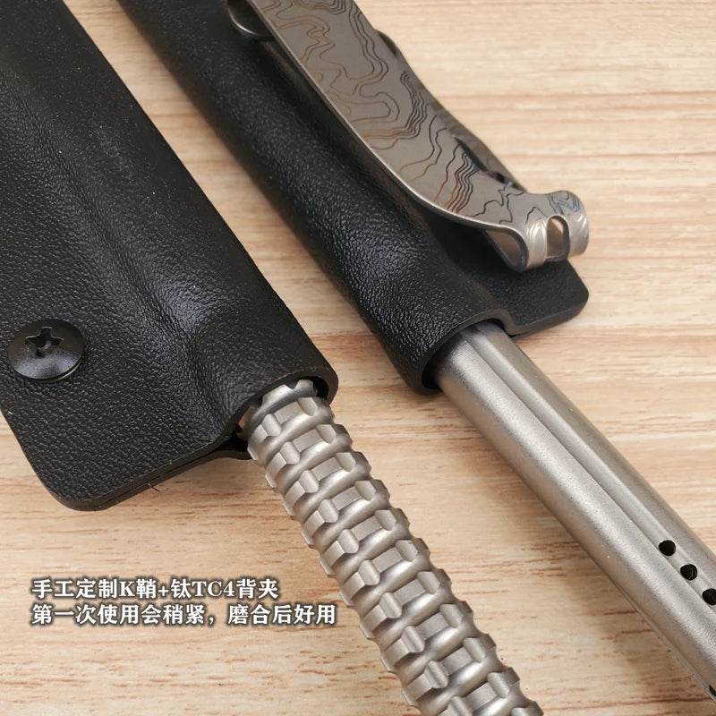 EDC Titanium Alloy Crowbar — Multifunction Outdoor Camping Hand Tool