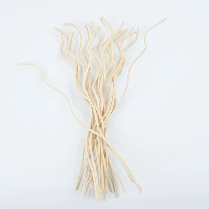20PCS Diffuser Sticks – Long Wavy Rattan Reed Replacement for Fragrance Diffuser, Air Freshener Accessory