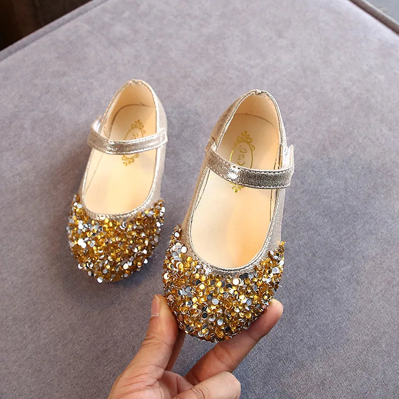 KushyShoo 2021 Girls’ Glitter Princess Shoes – Toddler Dance & Casual Sandals for Spring