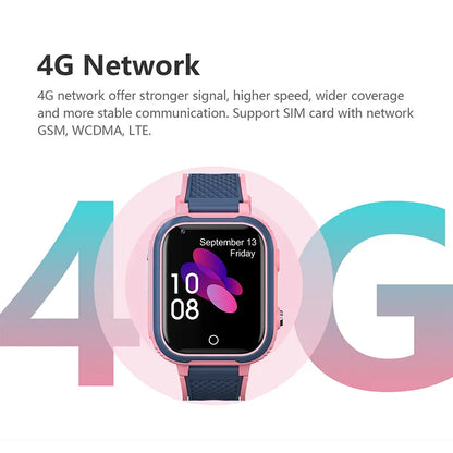 LT21 4G Kids Smart Watch with GPS, WiFi, Video Call, SOS, IP67 Waterproof - Child Safety Tracker and Location Monitor Phone Watch