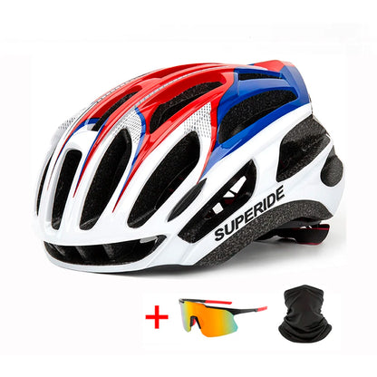 SUPERIDE Aero Cycling Helmet – Lightweight Anti-Impact MTB & Road Bike Helmet for Men & Women, Trail DH Racing