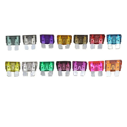 10PCS Medium Blade Fuses – Zinc Pins 1A to 50A for Auto Car & Truck Refitting