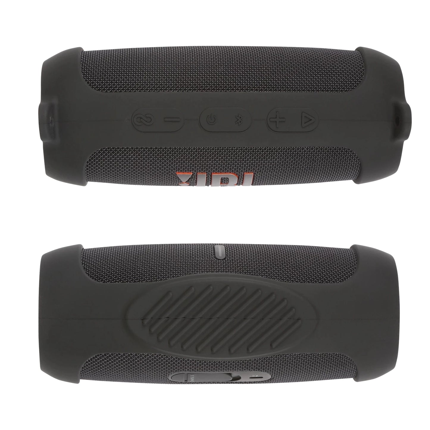 New Soft Silicone Bluetooth Speaker Case: With Strap Carabiner for JBL Charge 5 Wireless Speaker - Speaker Bag Included