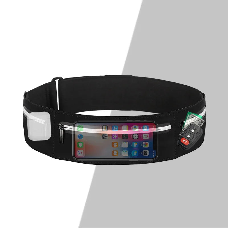 CWIKLES Belt Bag for Running - Waterproof Mobile Phone Fanny Pack for Men & Women, Gym, Jogging & Sport Waist Bag