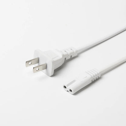 2-Pin US/EU to C7 C8 Power Extension Cable – Figure 8 LED Light & Laptop Cord for PS4, 0.6M/1.5M