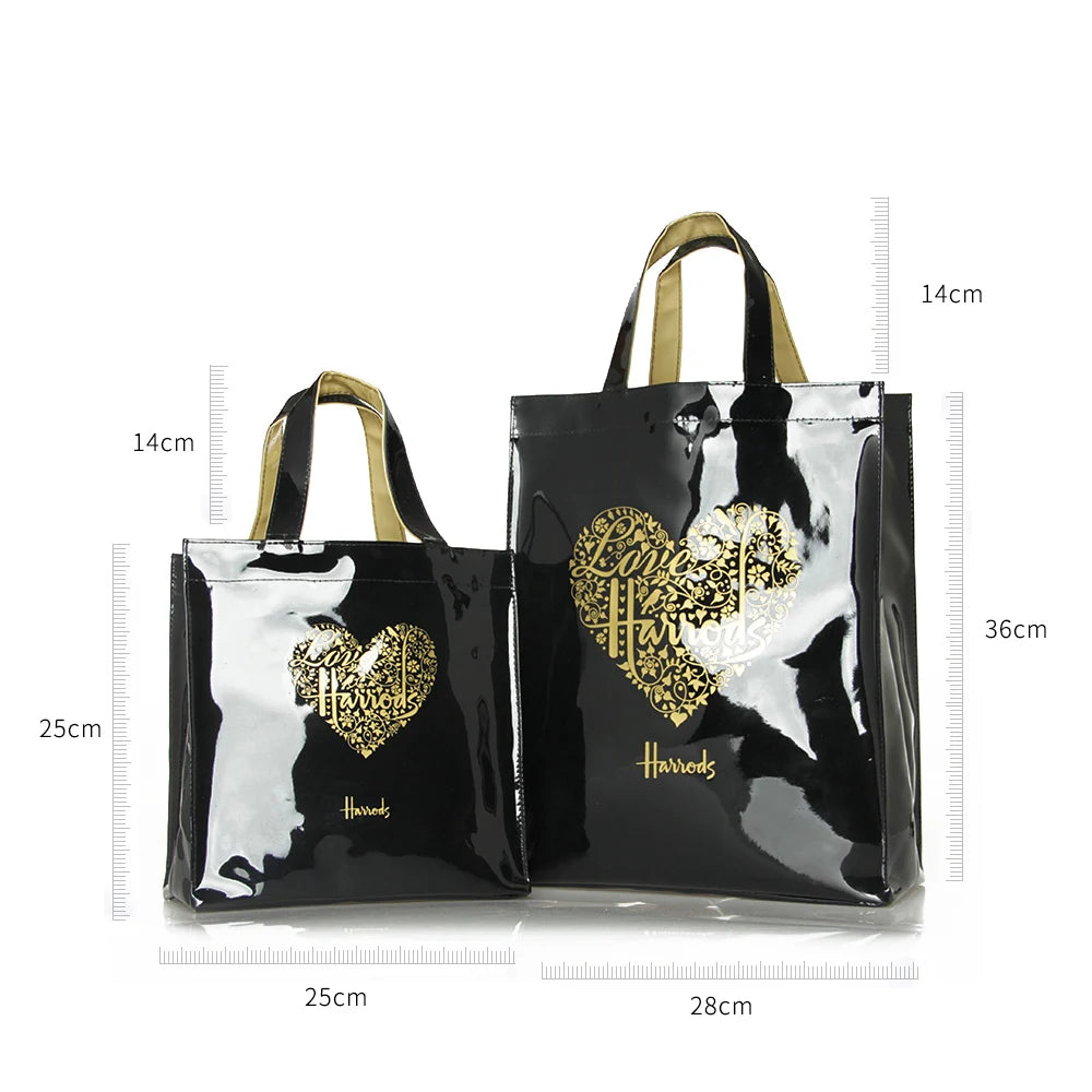 Simple Stylish PVC Reusable Shopping Bag – Luxury Eco-Friendly Waterproof Tote for Summer Beach
