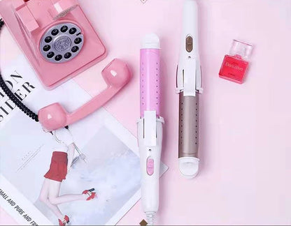 Professional Electric Hair Curler – 9-38mm Temperature Adjustable Curling Iron Wand with LCD Display