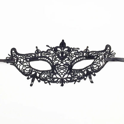 Sexy Lace Eye Mask for Women — Venetian Masquerade, Halloween & Carnival Half-Face Cosplay Party Mask